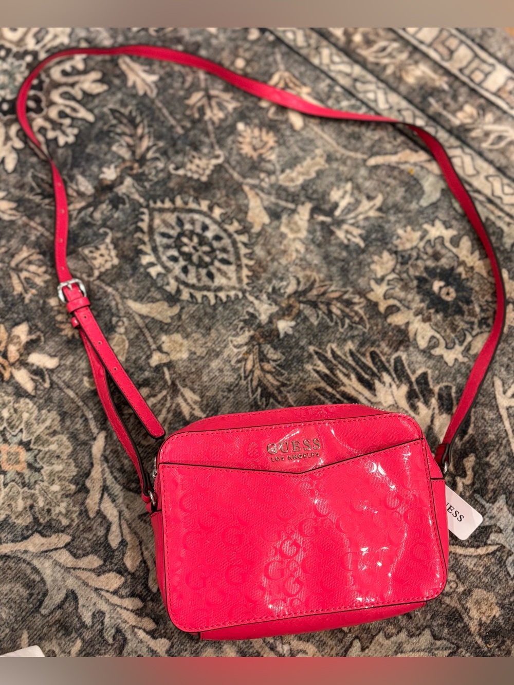 GUESS Hot Pink Logo Crossbody Bag NWT